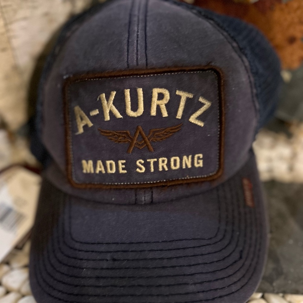 NWT! Authentic A. Kurtz SnapBack mesh hat. Adjustable. Military.
